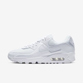 Nike Air Max 90 - Női Utcai Cipő - Fehér/Fehér/Szürke/Fehér